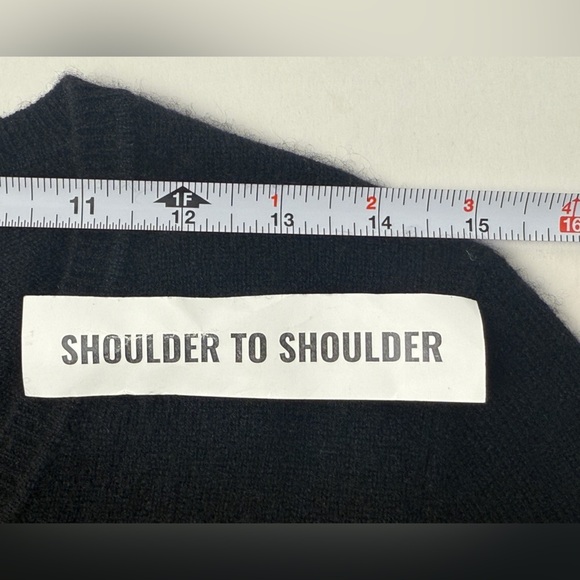 Cashmere Charter Club Luxury Black V-neck Cashmere Sweater Top Capsule Soft - Picture 5 of 7